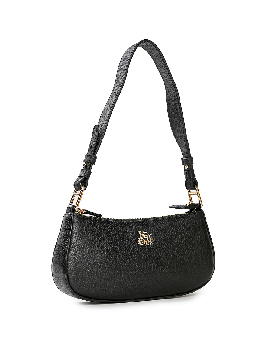 Женская сумка Dr. Koffer из натуральной кожи черная