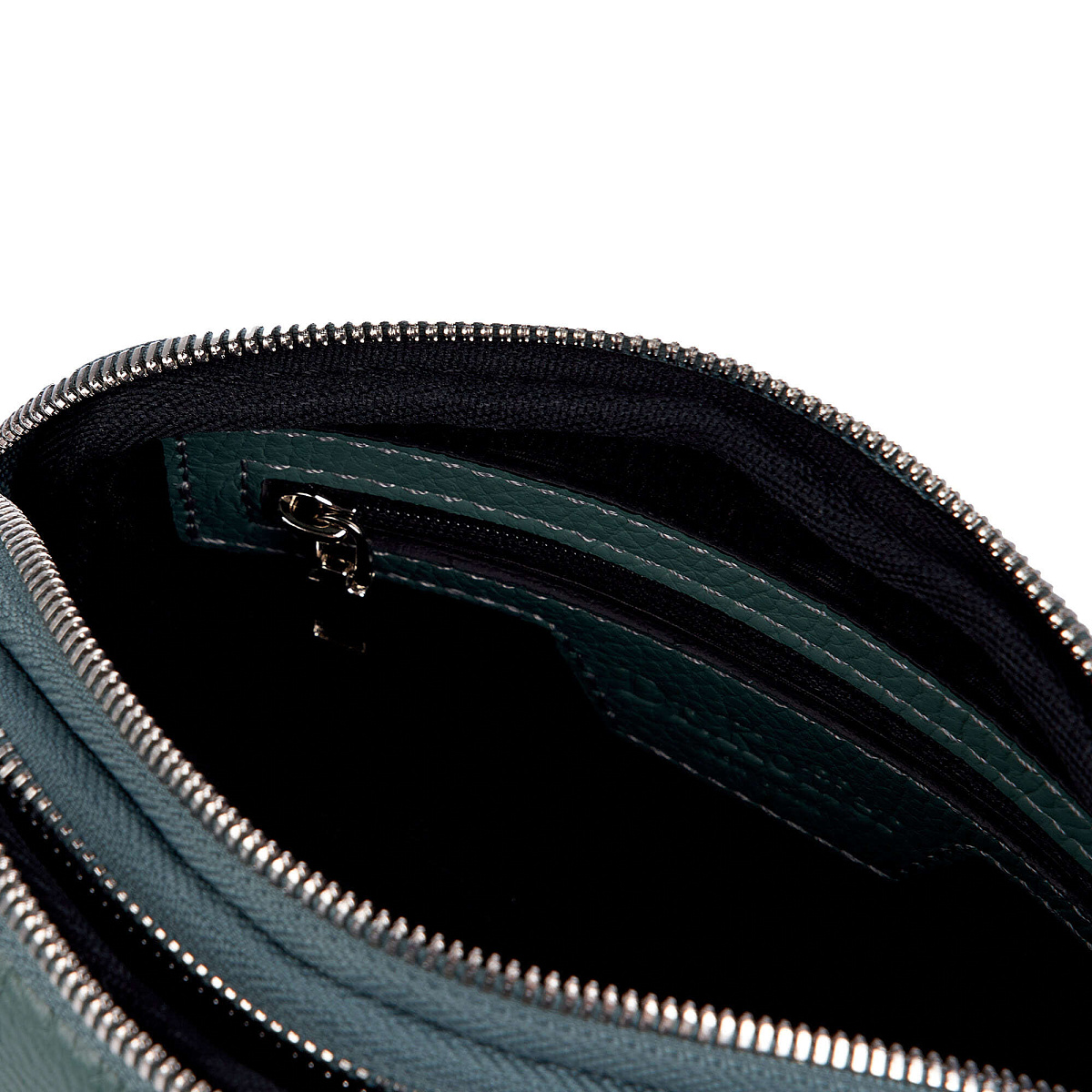 Женская сумка Dr. Koffer из натуральной кожи зеленая