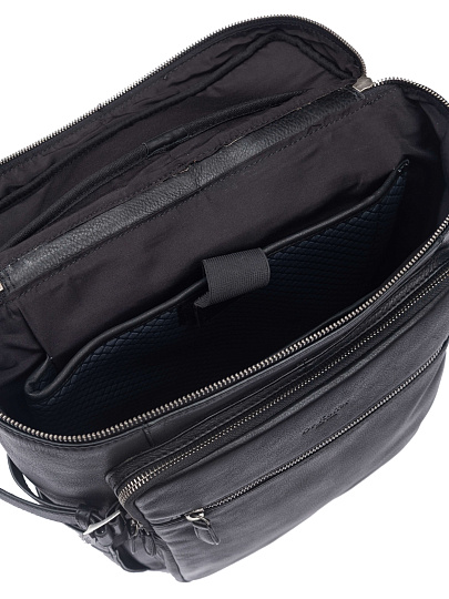 Рюкзак Dr. Koffer из натуральной кожи черный