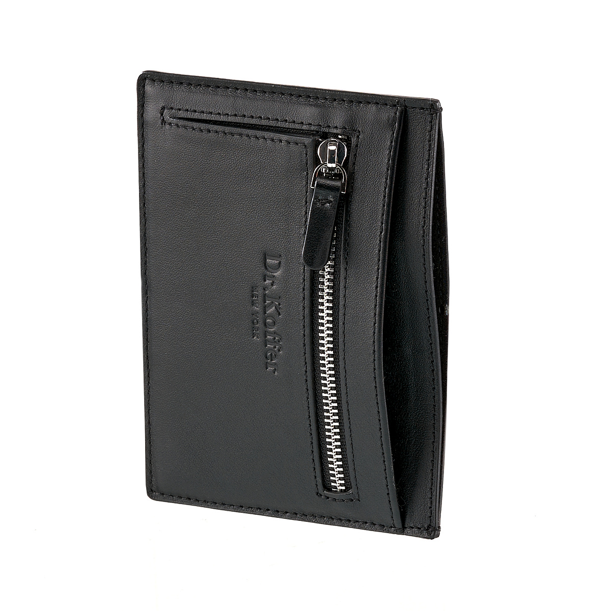 Кошелек Dr.Koffer из натуральной кожи черный