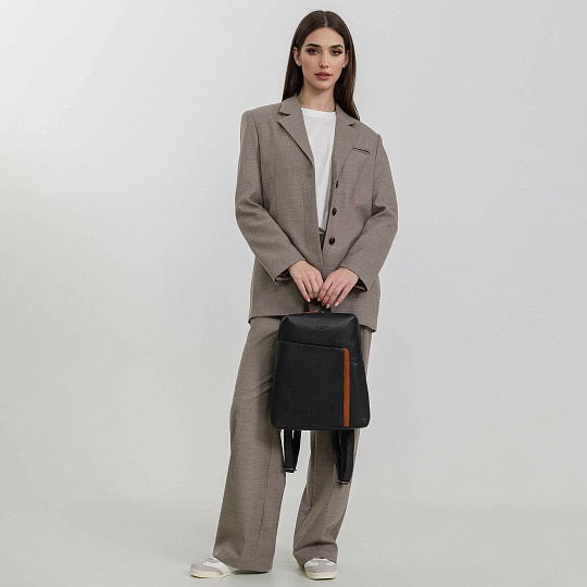 Рюкзак Dr.Koffer из натуральной кожи синий