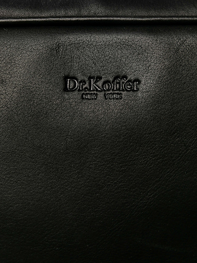 Рюкзак Dr.Koffer из натуральной кожи черный