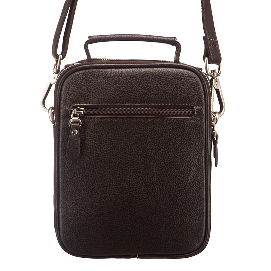 Сумка через плечо Dr.Koffer из натуральной кожи коричневая