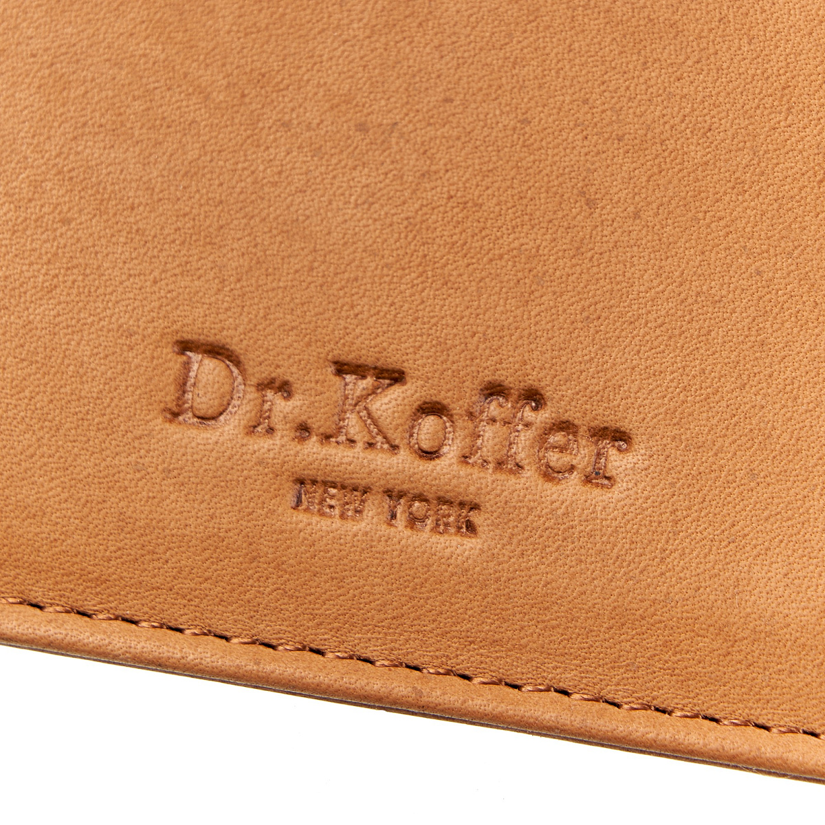 Кредитница Dr.Koffer из натуральной кожи коричневая