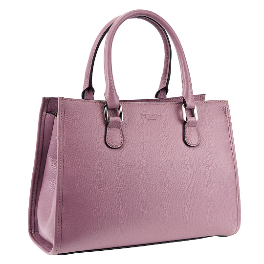 Женская сумка Dr. Koffer из натуральной кожи розовая