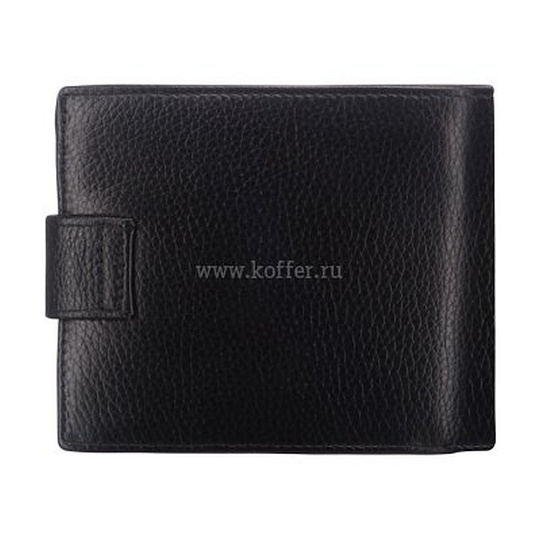 Портмоне Dr.Koffer из натуральной кожи черное