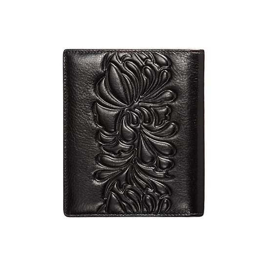 Визитница Dr.Koffer из натуральной кожи черная