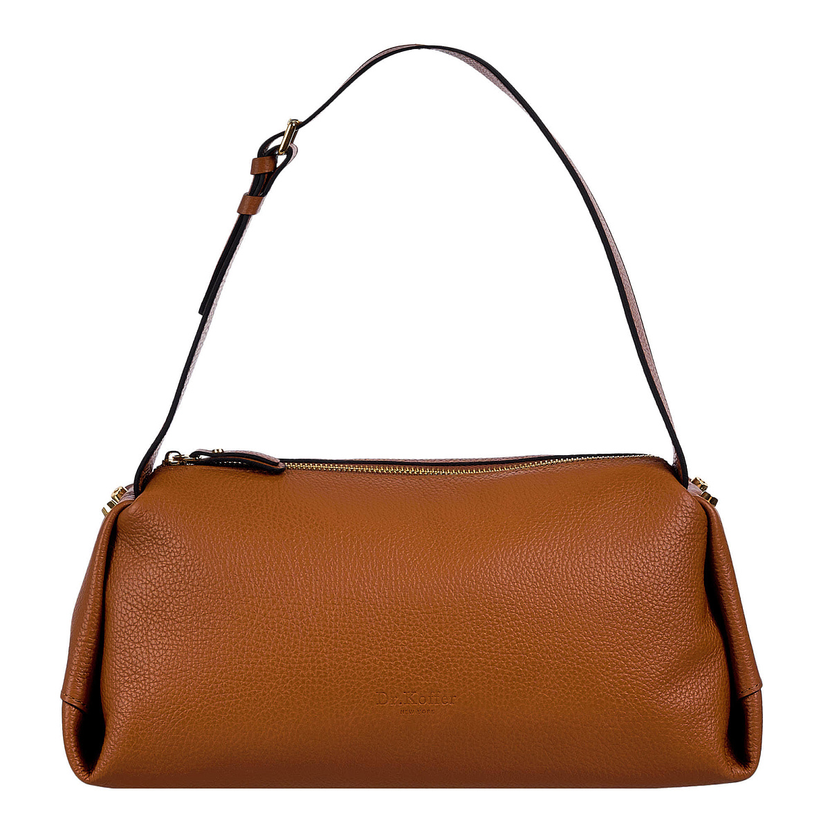 Женская сумка Dr. Koffer из натуральной кожи коричневая