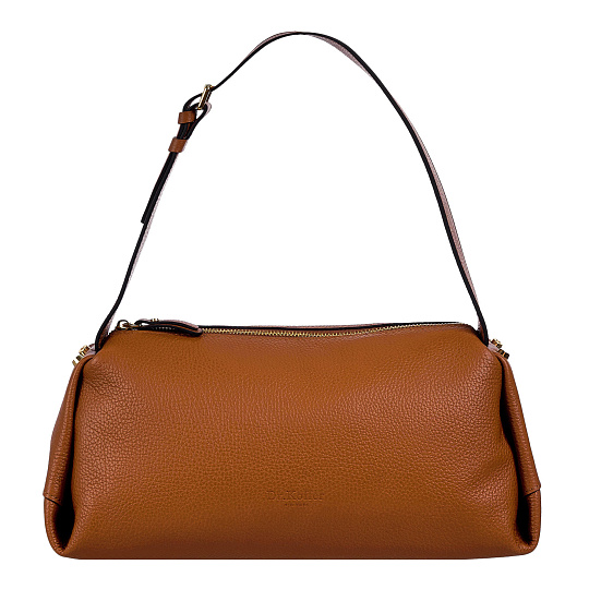 Женская сумка Dr. Koffer из натуральной кожи коричневая