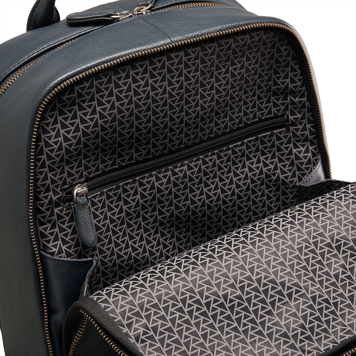 Рюкзак Dr.Koffer из натуральной кожи синий