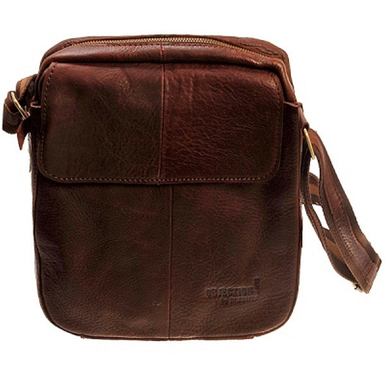 Молодежная темно-коричневая сумка Dr.Koffer 610262-21-09