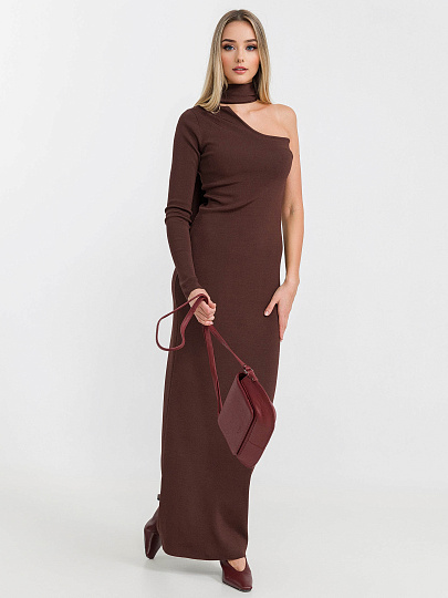 Женская сумка Dr.Koffer из натуральной кожи бордовая