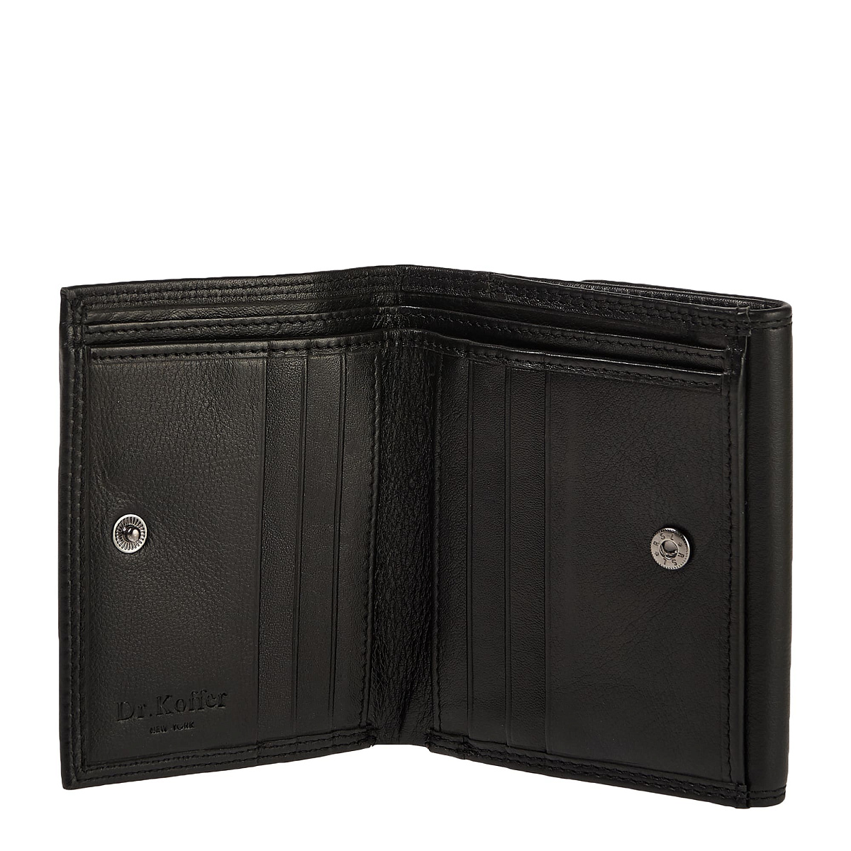 Портмоне Dr.Koffer из натуральной кожи черное