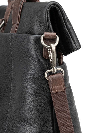 Рюкзак Dr. Koffer из натуральной кожи черный