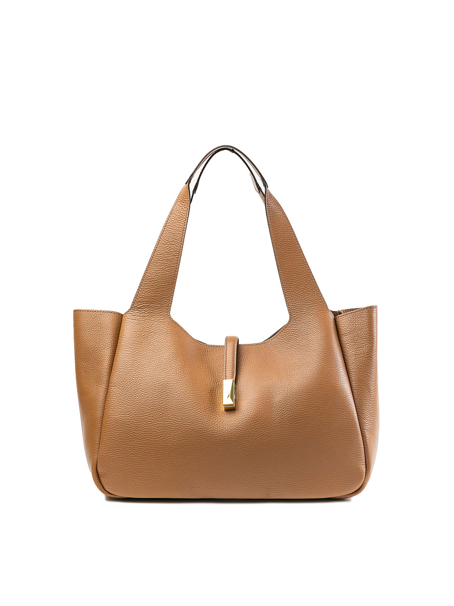 Женская сумка Dr.Koffer из натуральной кожи коричневая