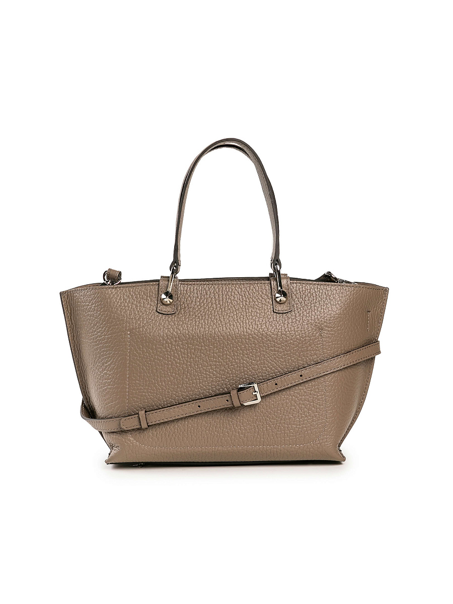 Женская сумка Dr. Koffer из натуральной кожи коричневая