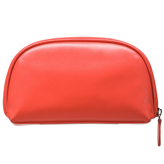 Косметичка Dr.Koffer из натуральной кожи розовая