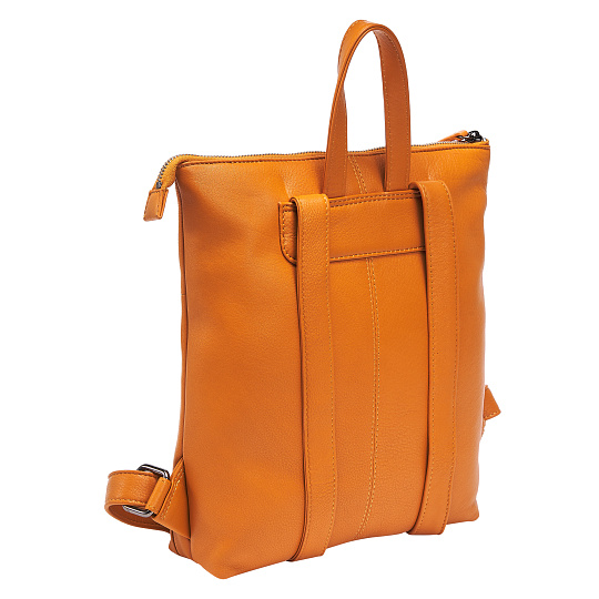 Рюкзак Dr.Koffer из натуральной кожи желтый