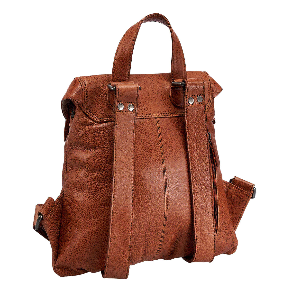 Рюкзак Dr.Koffer из натуральной кожи светло-коричневый
