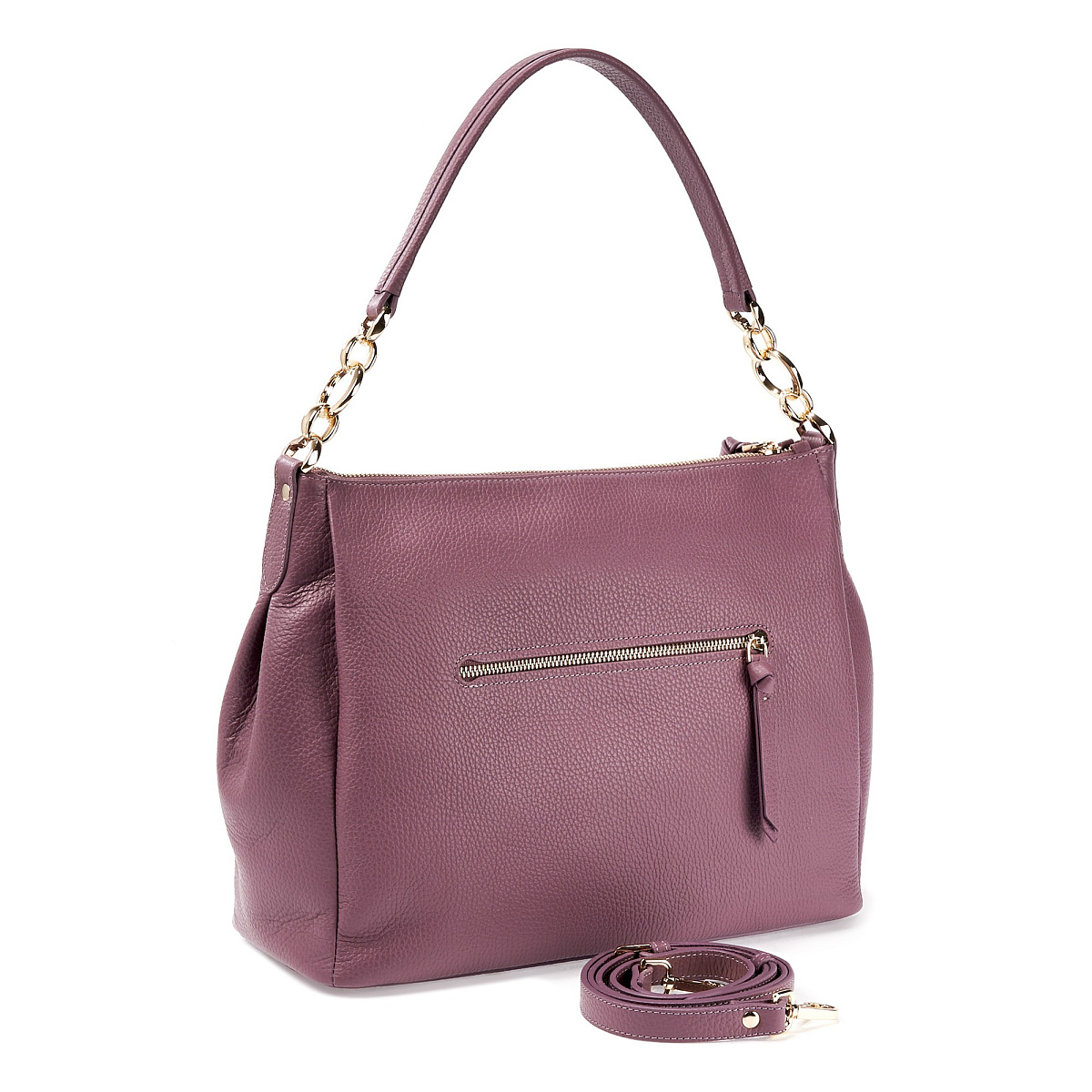 Женская сумка  Dr. Koffer из натуральной кожи розовая