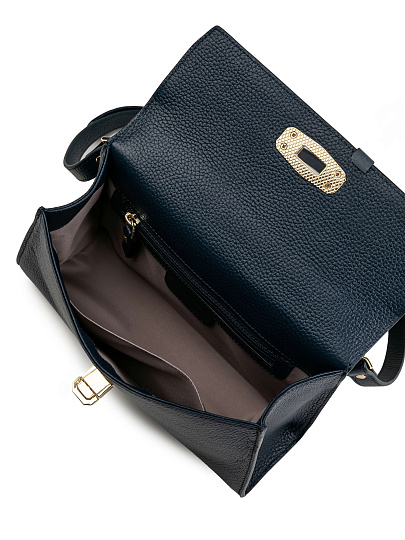 Женская сумка Dr.Koffer из натуральной кожи темно-фиолетовая