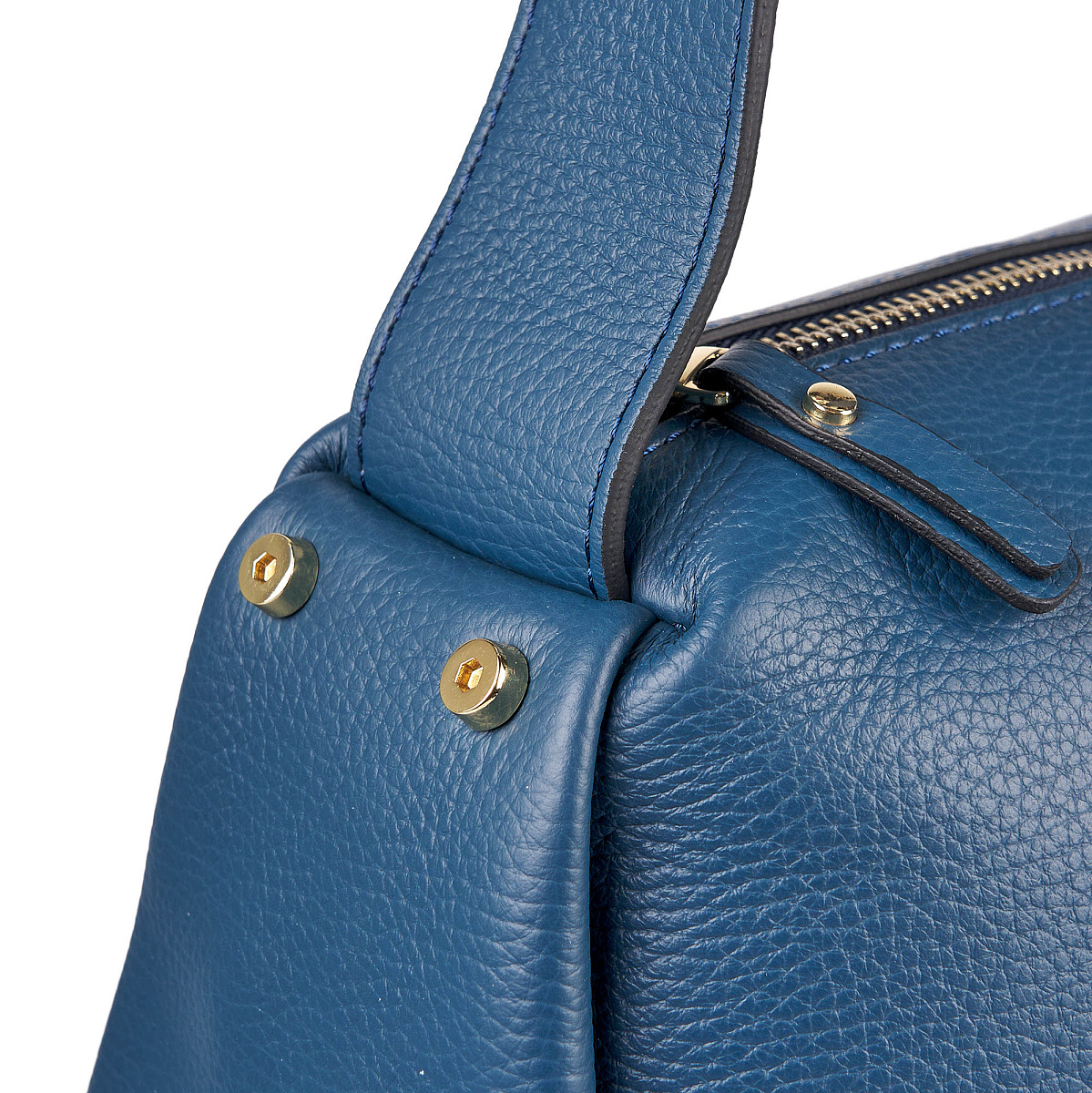 Женская сумка Dr. Koffer из натуральной кожи синяя