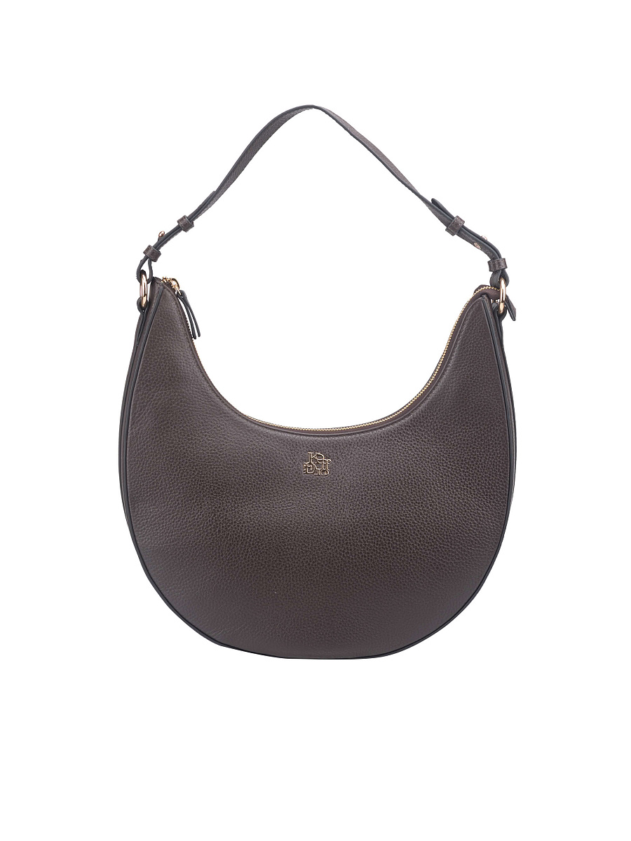 Женская сумка Dr. Koffer из натуральной кожи коричневая