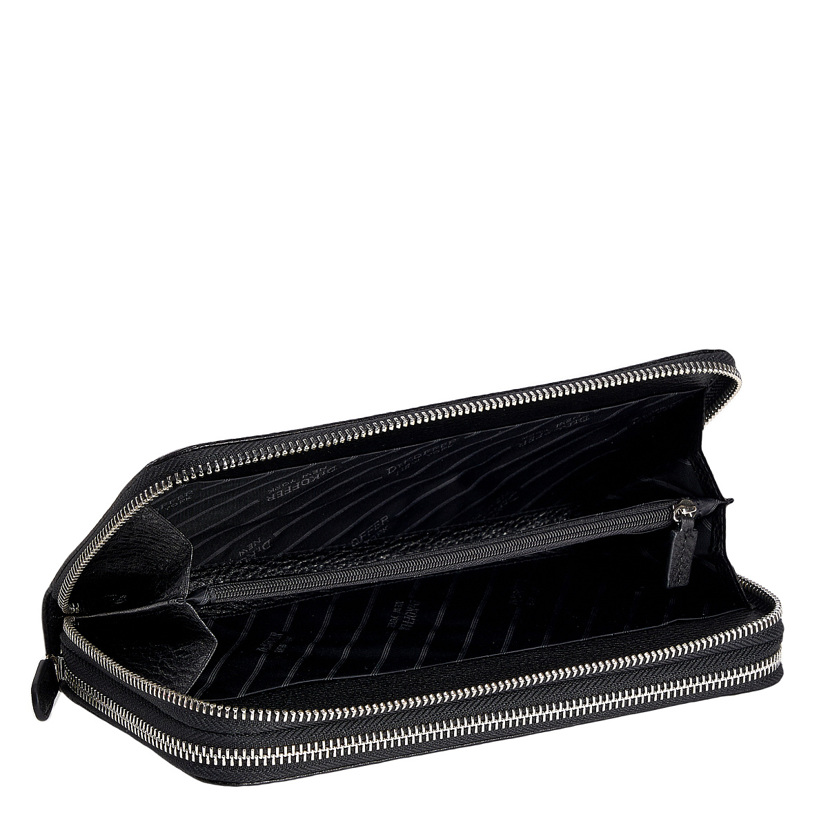 Портмоне Dr.Koffer из натуральной кожи черное