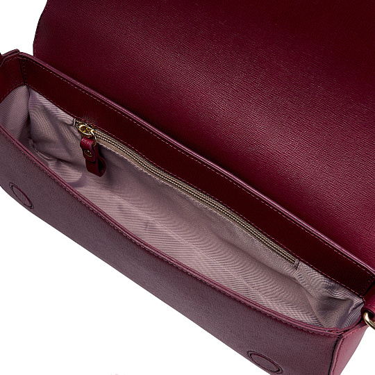 Женская сумка  Dr. Koffer из натуральной кожи бордовая