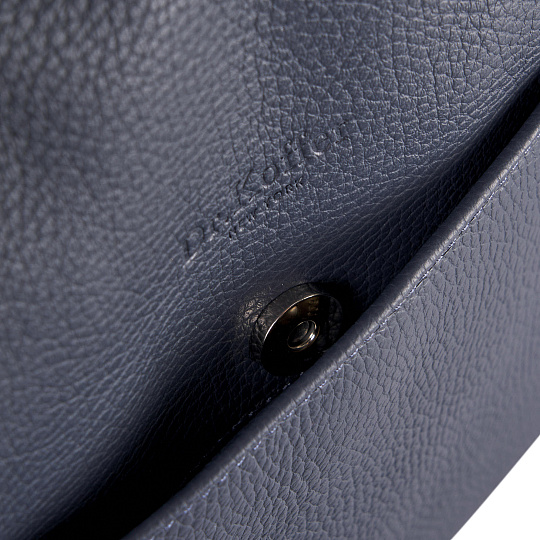 Сумка дорожная Dr.Koffer  из натуральной кожи синяя