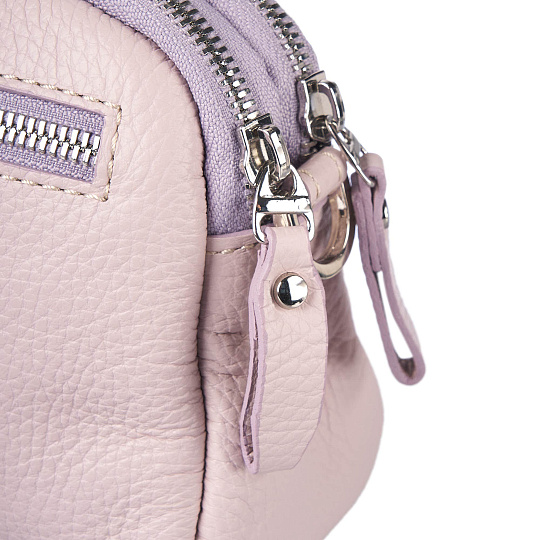 Женская сумка Dr. Koffer из натуральной кожи розовая