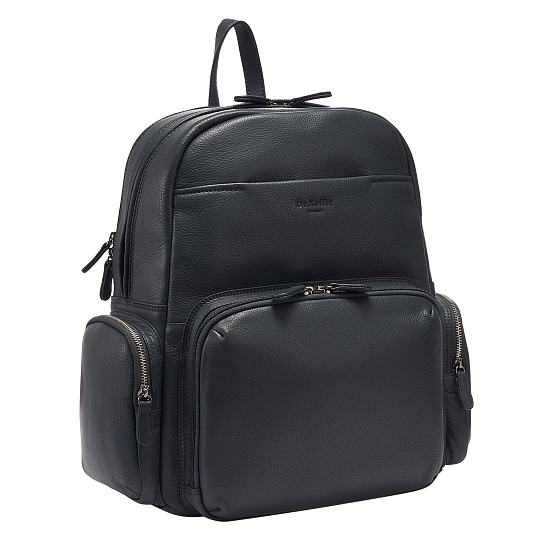 Рюкзак Dr.Koffer из натуральной кожи синий