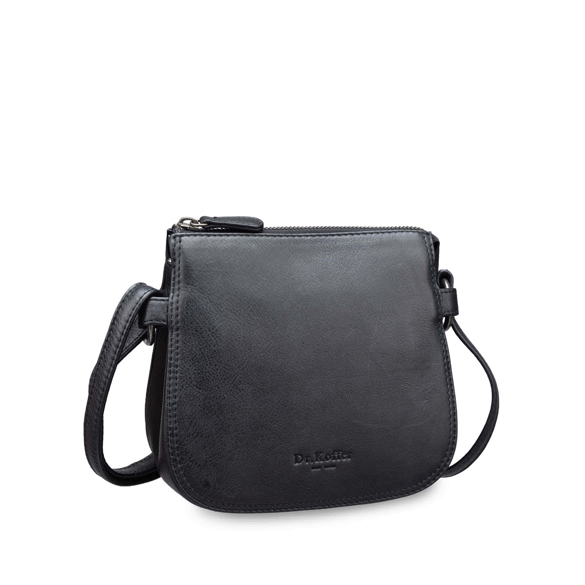 Женская сумка Dr.Koffer из натуральной кожи чёрная