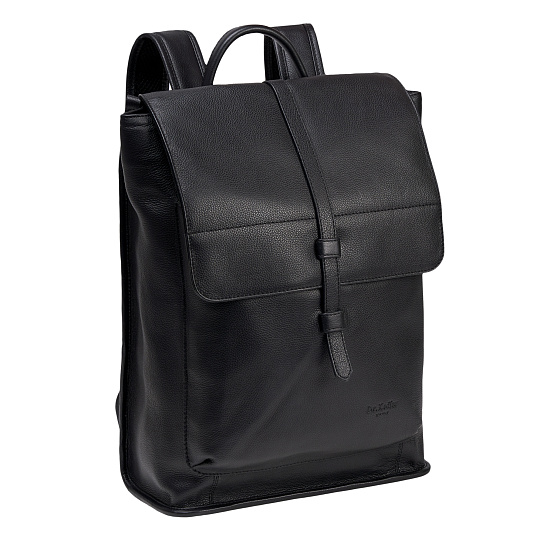 Рюкзак Dr.Koffer из натуральной кожи черный