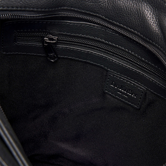 Женская сумка Dr.Koffer из натуральной кожи чёрная