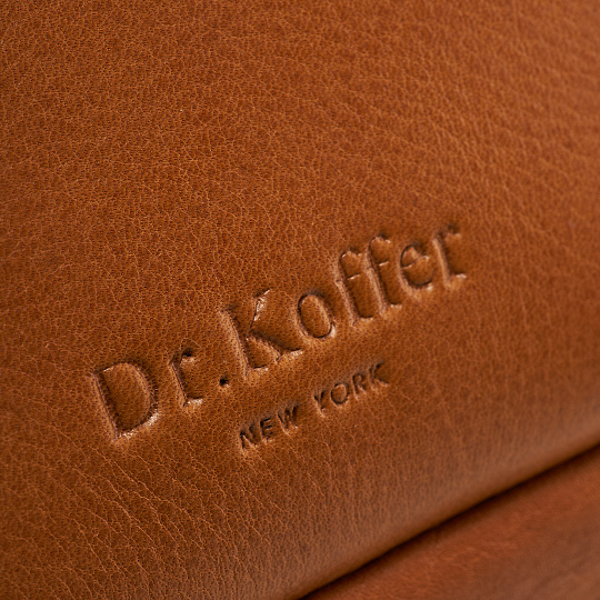 Несессер Dr.Koffer из натуральной кожи коричневый