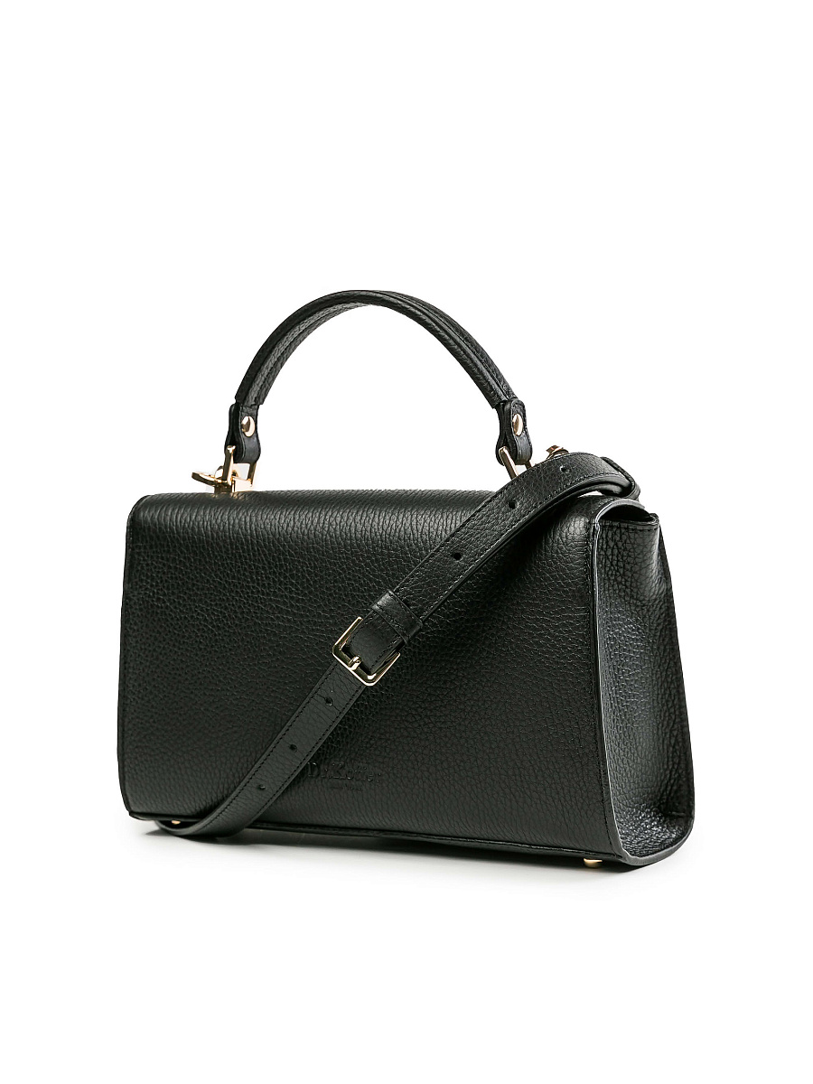 Женская сумка Dr.Koffer из натуральной кожи черная