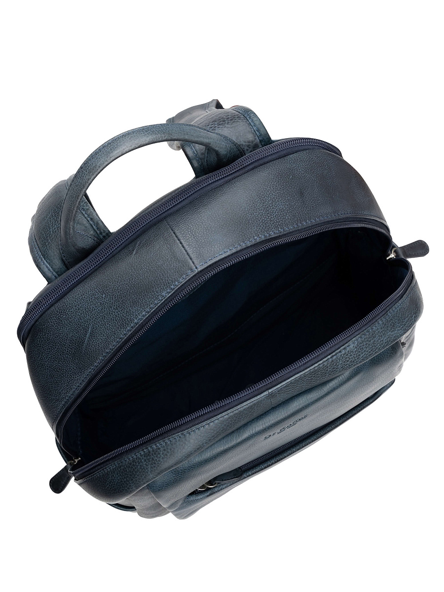 Рюкзак Dr. Koffer из натуральной кожи синий