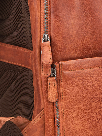 Рюкзак Dr. Koffer из натуральной кожи коричневый