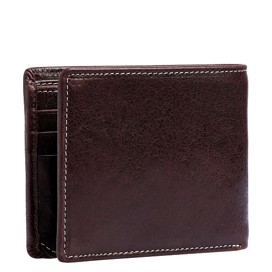 Портмоне Dr.Koffer из натуральной кожи коричневое