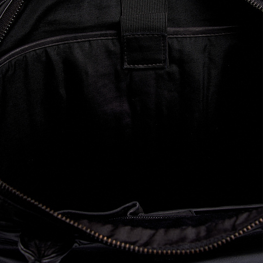 Деловая сумка Dr.Koffer из натуральной кожи черная