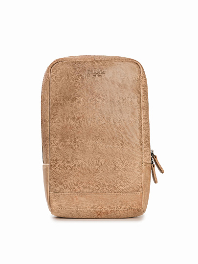 Рюкзак Dr. Koffer из натуральной кожи бежевый