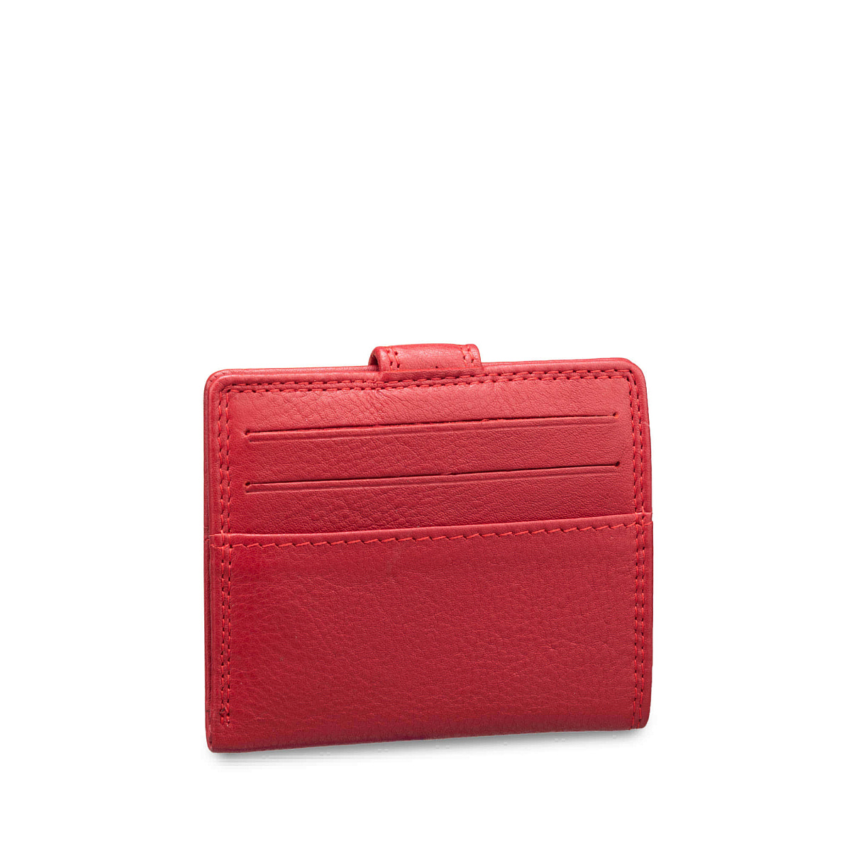 Кредитница Dr.Koffer из натуральной кожи красная