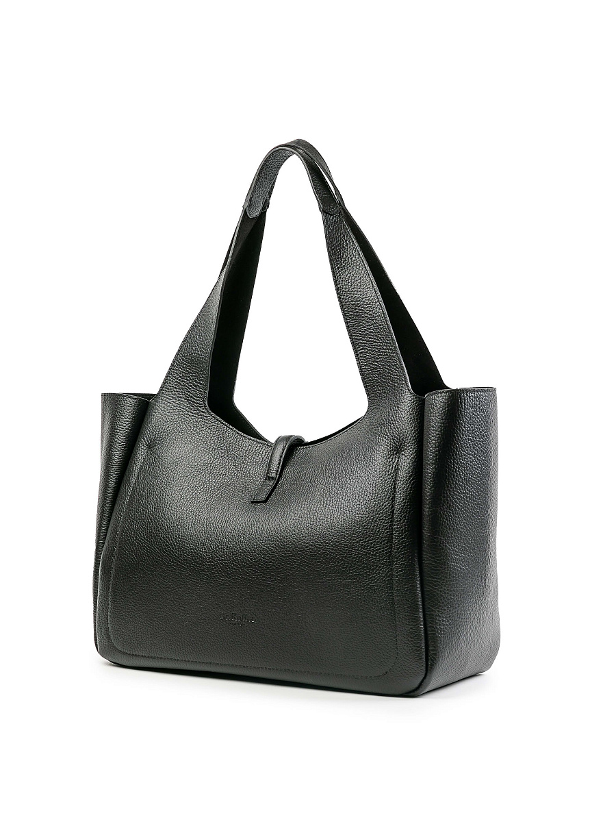 Женская сумка Dr.Koffer из натуральной кожи черная