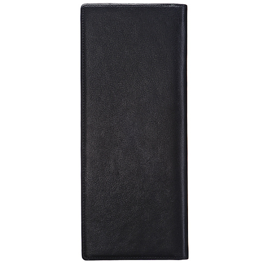 Визитница Dr.Koffer из натуральной кожи черная