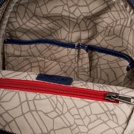 Рюкзак Dr.Koffer из натуральной кожи синий