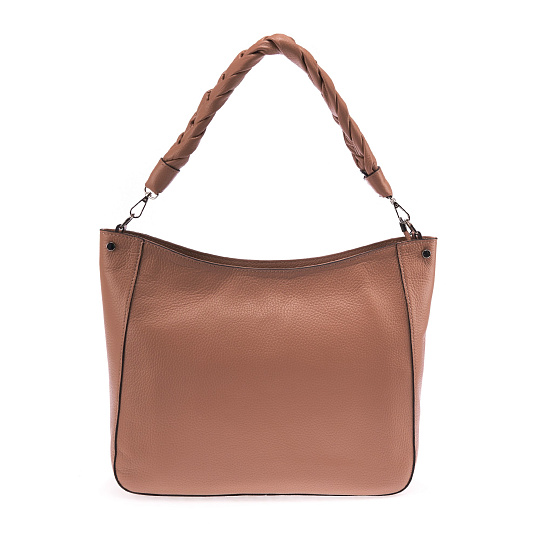 Женская сумка Dr. Koffer из натуральной кожи коричневая