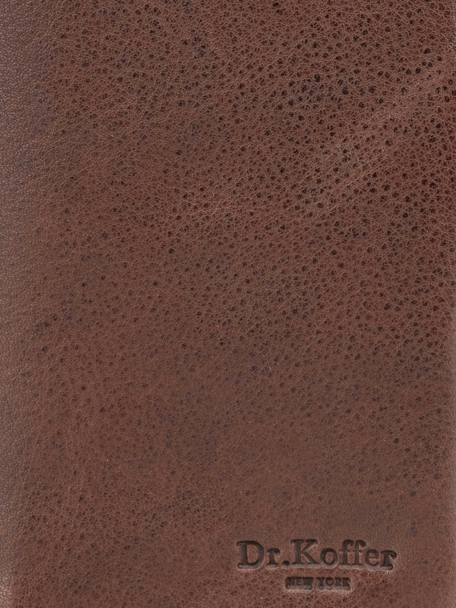 Кошелек Dr.Koffer из натуральной кожи коричневый