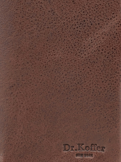 Кошелек Dr.Koffer из натуральной кожи коричневый