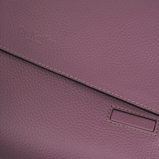 Женская сумка Dr. Koffer из натуральной кожи фиолетовая